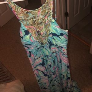 Lily Pulitzer long dress . Wore once to a wedding